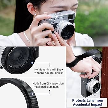 Amazon.com : Deluxe Lens Filter Adapter Ring for Fujifilm